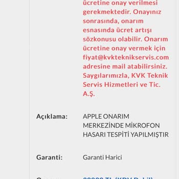 Apple İphone 13 Mikrofon Sorunu Ve Hatalı Hasar Tespiti