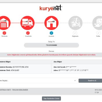 Kuryenet Hatay Antakya'da Teslimat Sorunu Ve Yanıltıcı Bilgilendirme
