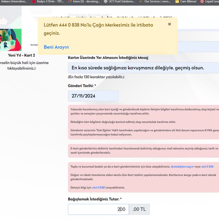 Bağış Sisteminde Gizli Asgari Limit Sorunu