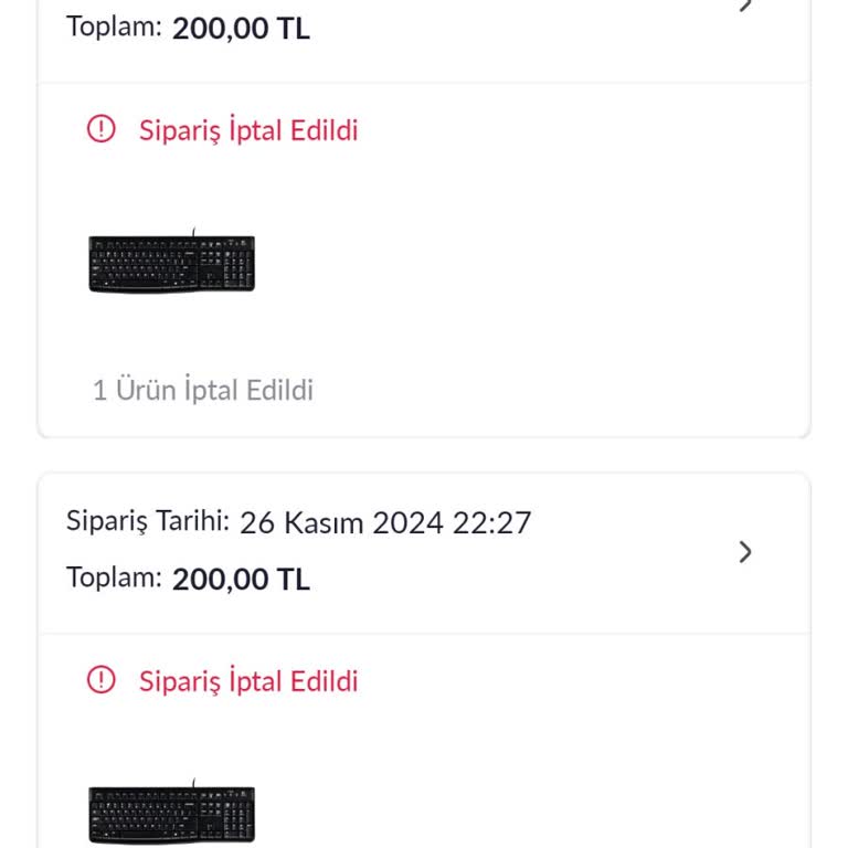 Sipariş İptalleri Ve Mağduriyet
