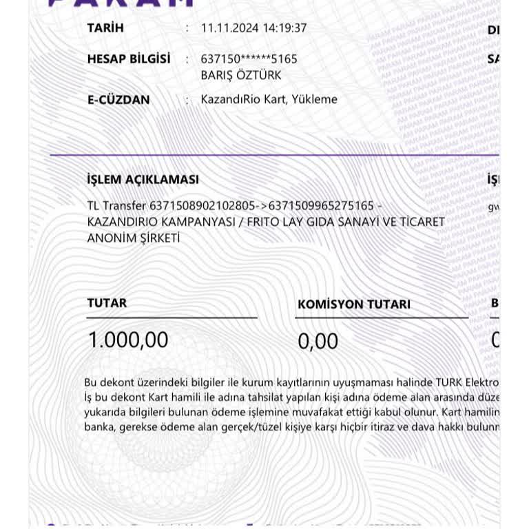 Kazandığım Ödülü Kullanamıyorum: Param Kart Sorunu