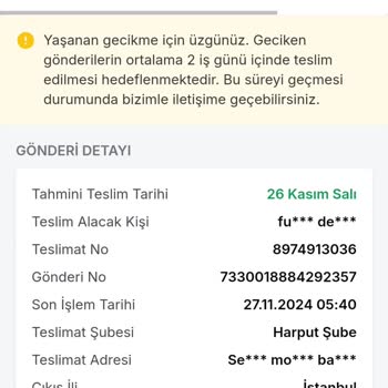 Trendyol Express Kargo Teslimat Sorunu