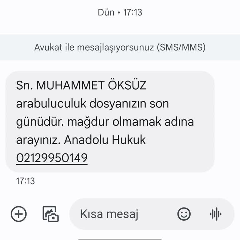 Yanıltıcı Hukuk Mesajıyla Rahatsızlık