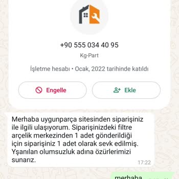 Yanlış Ürün Gönderimi Ve Müşteri Hizmetleri Sorunu