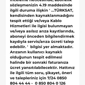 Kablo TV: Asılsız Arıza İthamı Ve Haksız Servis Ücreti