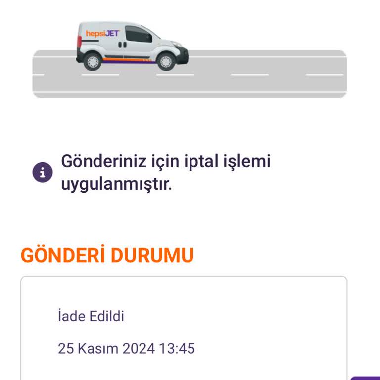 İptal Edilen Sipariş Ve Yetersiz Müşteri Hizmetleri