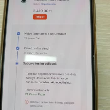 Hepsiburada'da İade Süreci Ve Ücret İadesi Sorunu