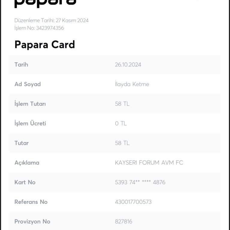 Kayseri Forum Popeyes Şubesinde İade Sorunu Ve Kötü Hizmet