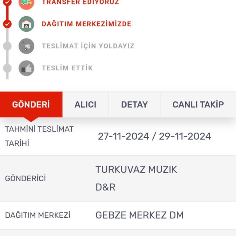 Kayıp Paket Ve Yetersiz Müşteri Hizmetleri