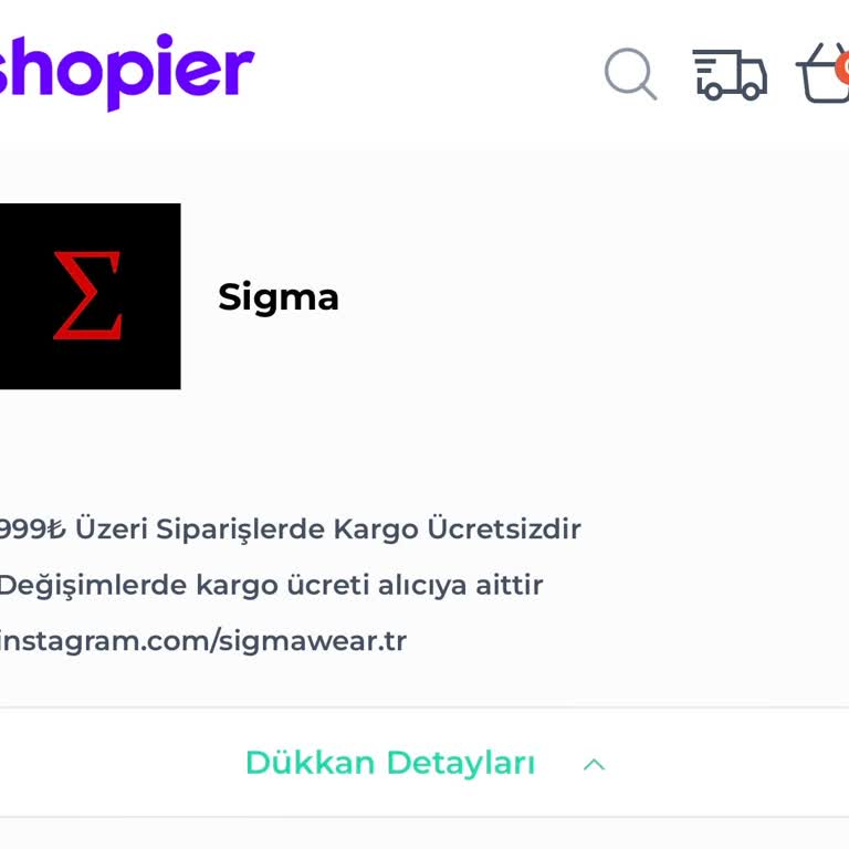 Sigma Mağazasından Sipariş Ve İletişim Sorunları