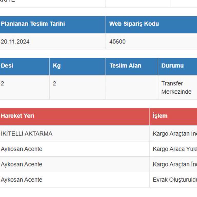 Kargom Nerede? İkitelli Aktarmada Mahsur Kaldı!
