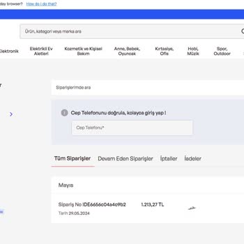 İdefix'ten Teslim Edilmeyen Ürün Ve İade Sorunu