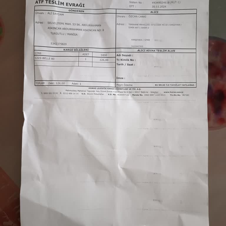 Horoz Lojistik İle Taşıma Kabusu: Müşteri Yardımcı Olmak Zorunda Kaldı!