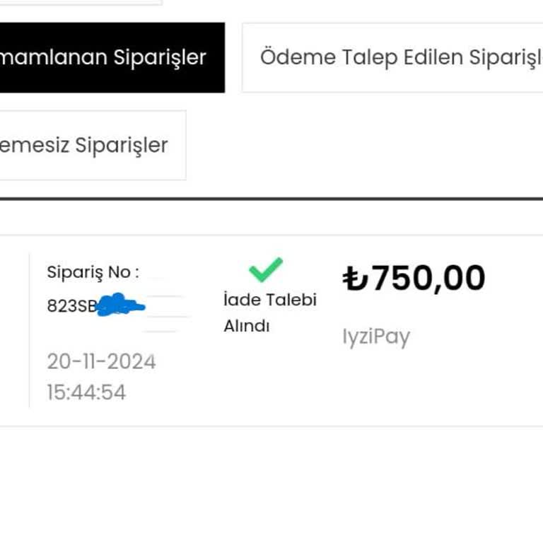 Geç Gelen Sipariş Ve İade Sorunu
