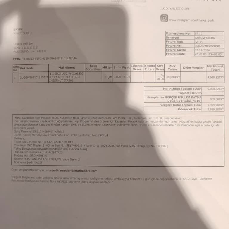 Satış Sonrası Hizmet Yok, Fiyat Farkı Mağduriyeti