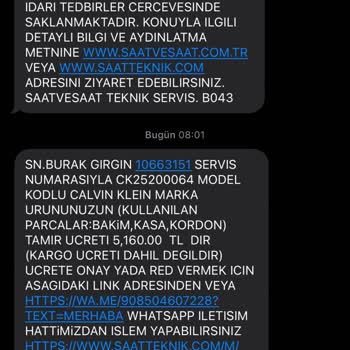 Calvin Klein Saatimdeki Renk Ve Kadran Sorunu