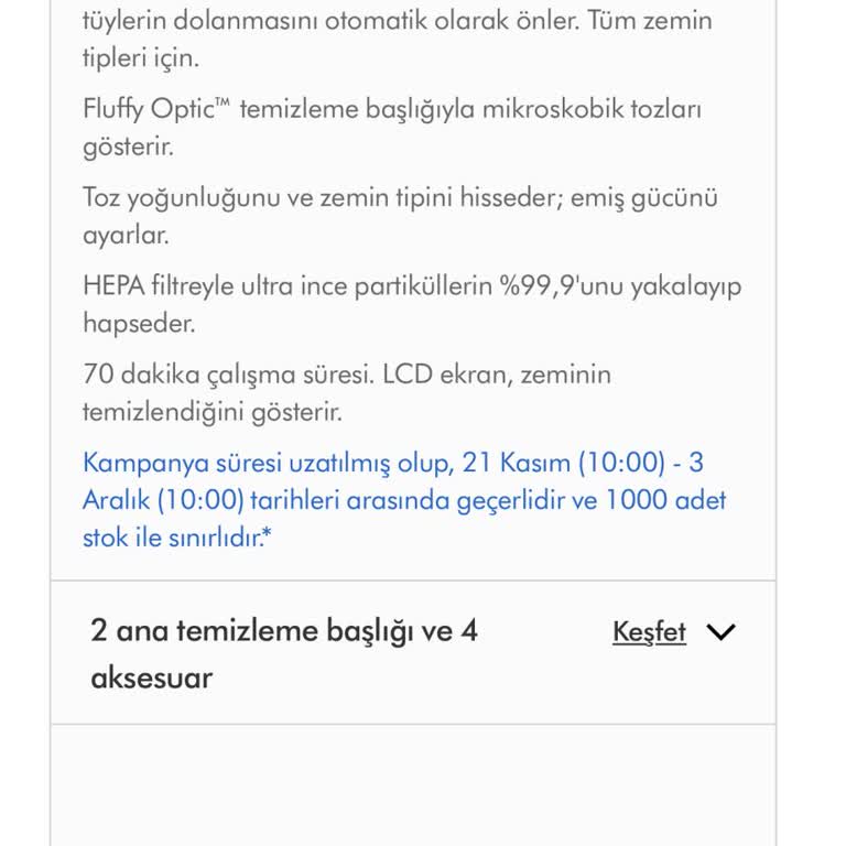 Dyson Kampanya Mağduriyeti!