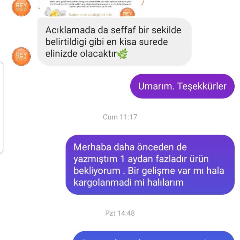Halı Siparişinde Uzayan Bekleyiş Ve İletişim Sorunları
