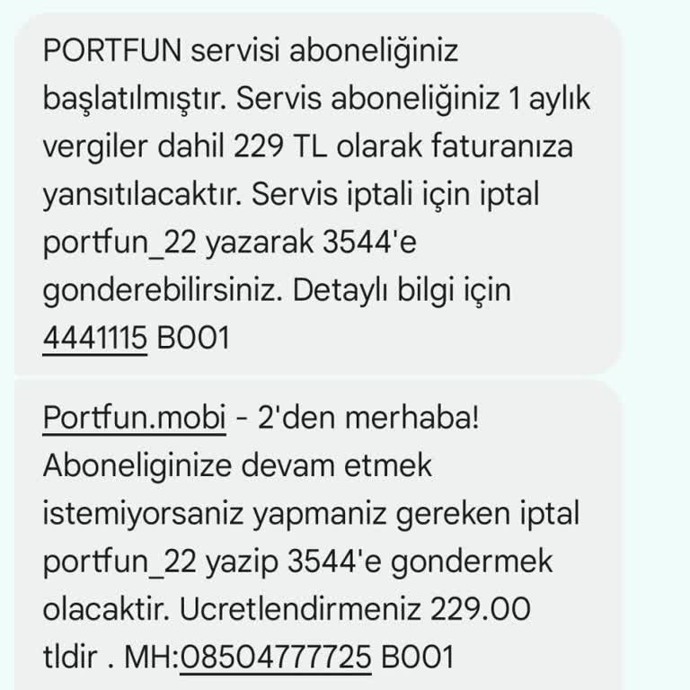 İzinsiz Abonelik Ve Ücret İadesi Talebi