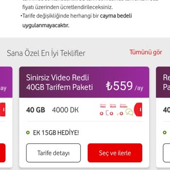 Vodafone'un Adaletsiz Tarife Politikası