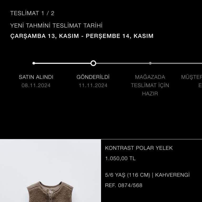 Zara Online Alışverişte Kayıp Kargo Sorunu