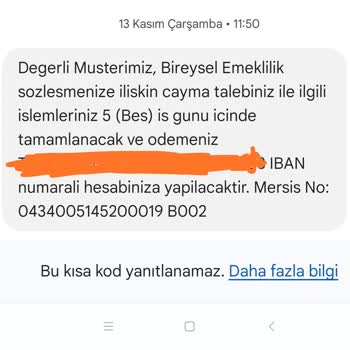 BES İptali Sonrası Geciken Ödeme Ve Ulaşılamayan Müşteri Hizmeti
