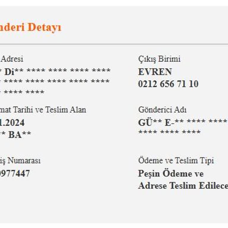 Eksik Teslimat Ve İletişim Sorunları