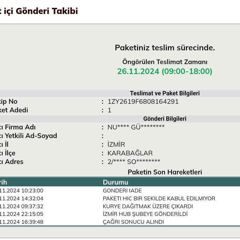 UPS Türkiye'nin Askeri Lojman Teslimat Sorunu