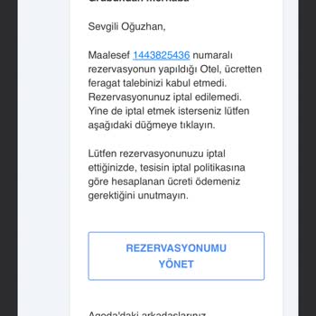 Rezervasyon İptalinde Agoda Ve Expedia Arasında Sıkıştım