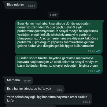 LPG Sistemi Sorunu: Çözüm Bulunamayan 9 Aylık Kabus