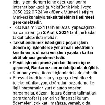 VakıfBank Kampanya Hatası: Taksitlendirme Sorunu