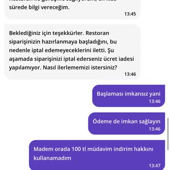 Sipariş İptalinde Müşteri Hizmetleri Sorunu