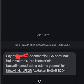 Yanıltıcı Mesaj Ve Güvenlik Tehdidi