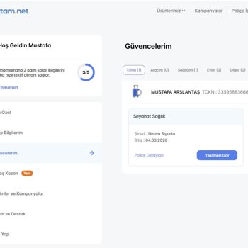 Sigortam.net'ten Alınan Seyahat Sigortasında İngilizce Ve QR Kod Sorunu