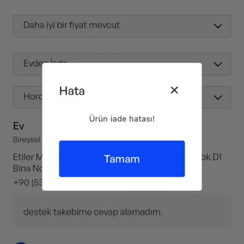 İade Kodu Sorunu Ve Kaçırılan İndirim Fırsatı