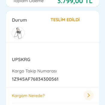 Kırık Mama Sandalyesi Ve Patlak Ürünler: E-bebek'te Mağduriyet