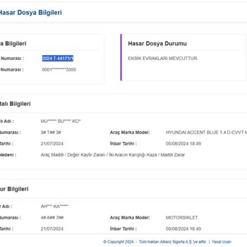 Allianz Sigorta'nın Ödeme Sürecindeki Gecikmeler