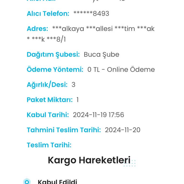 Kargo Sürecinde Yaşanan Gecikme Ve İletişim Sorunları