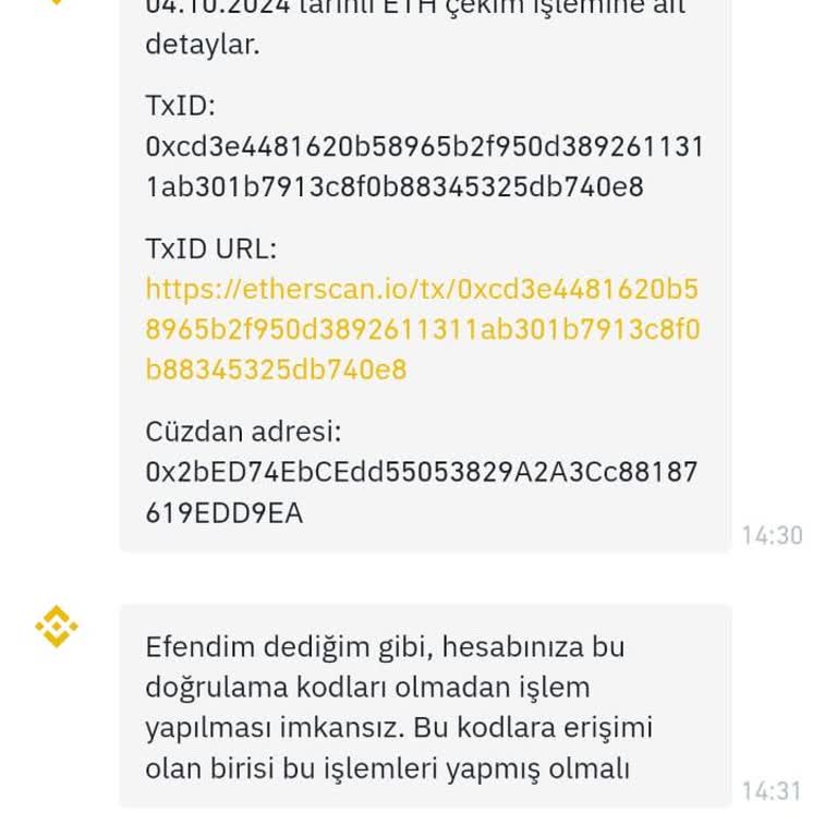 Biance TR Hesabımın Güvenlik İhlali Ve Yanıtsız Müşteri Hizmetleri
