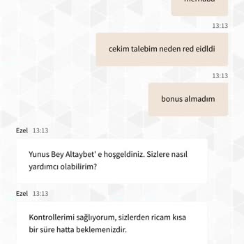 Kazanç Çekiminde Sorun Yaşadım