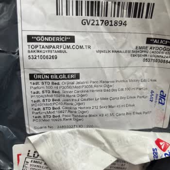 Yanlış Ürünler Ve Eksik Parçalarla Gelen Sipariş