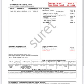 Vodafone Taahhütlü Tarifede Yanıltıcı Fiyatlandırma