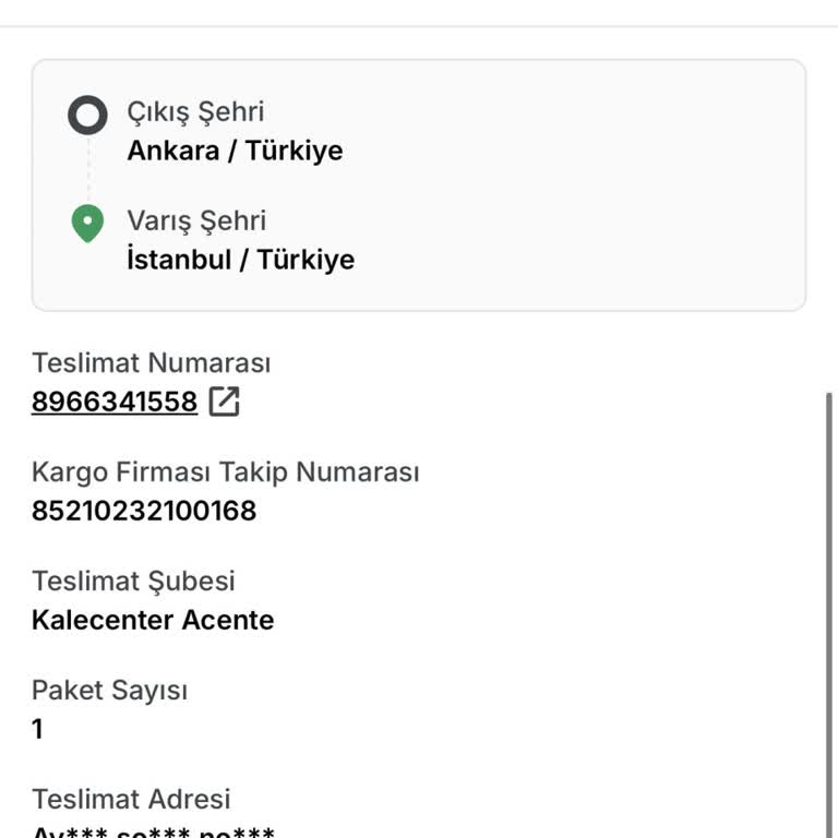 Kargo Teslimatında Gizemli Kayıp