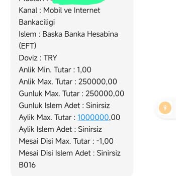 Ziraat Bankası EFT Limit Artışı Ve Müşteri Hizmetleri Sorunu