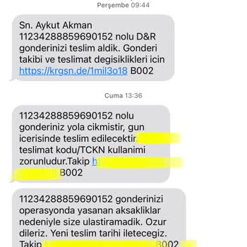 Teslim Edilmeyen Kargo Mağduriyeti