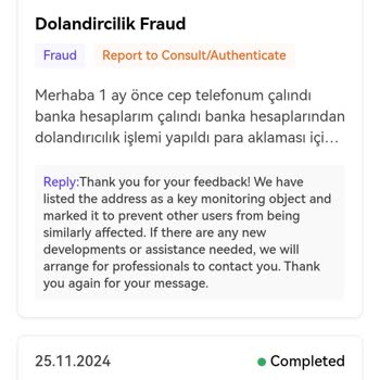Okx TR Müşteri Hizmetleri Sorunu!