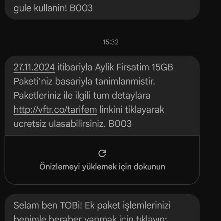 Yanlışlıkla Alınan Ek Paketin İptal Edilememesi