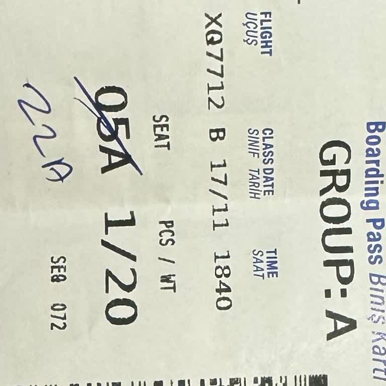 SunExpress Changed My Paid Seat Without Notice, Causing Severe Discomfort