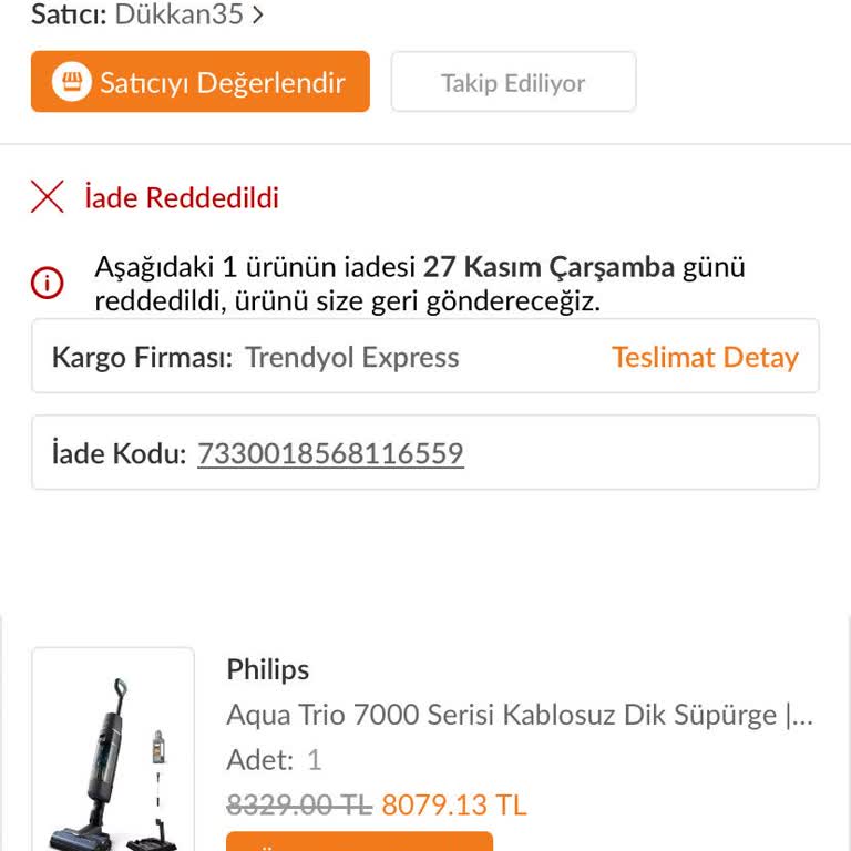 Dükkan35 Bozuk Ürün Ve İade Sürecinde Yaşanan Sorunlar