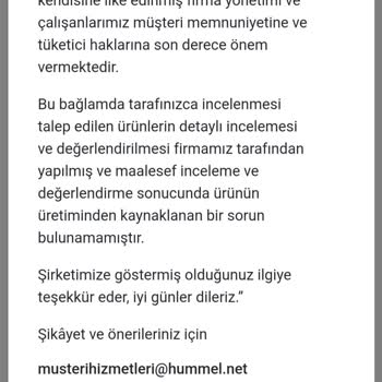 Hummel Ayakkabıda Renk Ve Yapı Sorunu